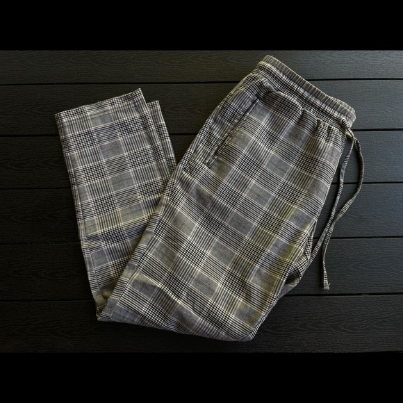 Forever 21 Checkered Pants w/ string - Picture 1 of 3